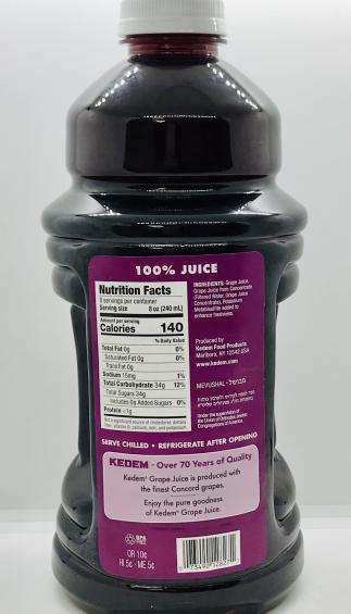 Kedem Grape Juice 1.89L.