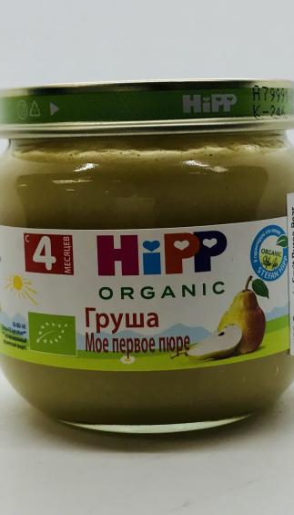 Hipp Organic Fruit Puree Pear 80g