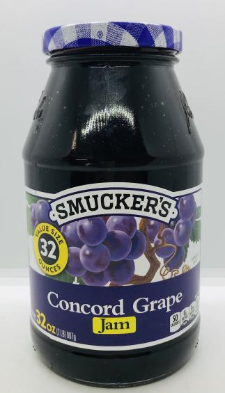 Smucker's Concord Grape Jam 907g