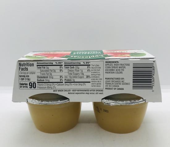 Applesnax Homestyle Applesauce Sweetened 452g