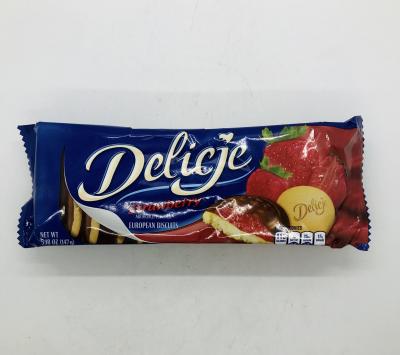 Delicje Biscuits Strawberry 147g.