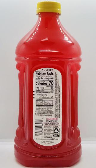 V8 Splash Cherry Pomegranate 1.89L.