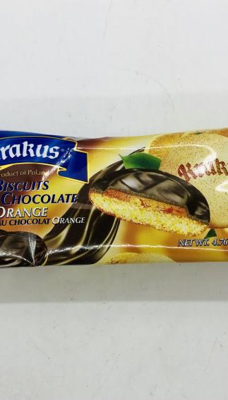 Krakus Orange Biscuits w. Chocolate 147g.