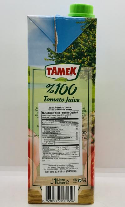 Tamek Tomato Juice 1L.