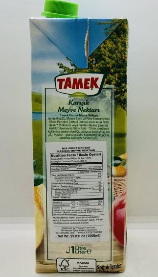 Tamek Mix Fruit Nectar 1L.