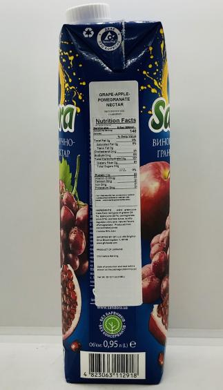 Sandora Grape-Apple-Pomegranate Nectar 0.95L.