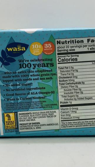 Wasa Celebrating 100 Years 245g.