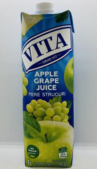 Vita Apple Grape Juice 1L.