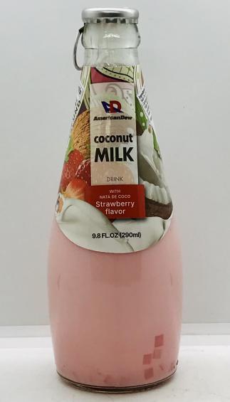 Coconut Milk Strawberry Flavor 290ml.