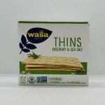 Wasa Thins Rosemary & Sea Salt 190g.