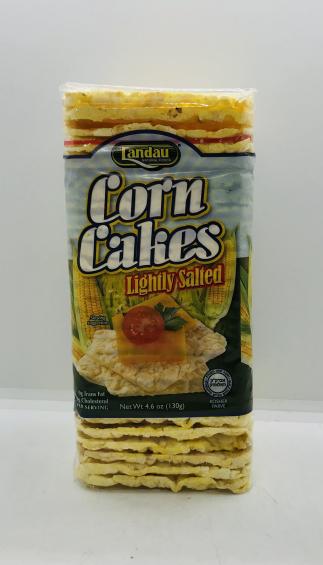 Landau Corn Cakes Lightly Salted 130g.