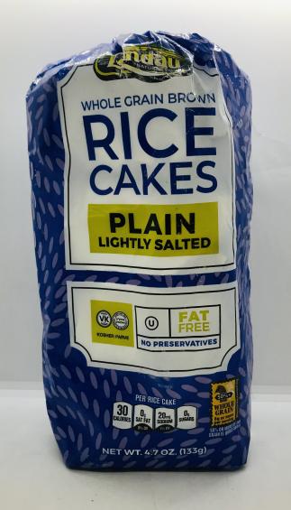 Landau Rice Cakes Plain Lightly Salted 133g.