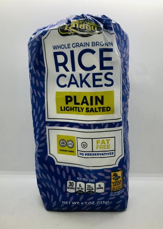 Landau Rice Cakes Plain Lightly Salted 133g.