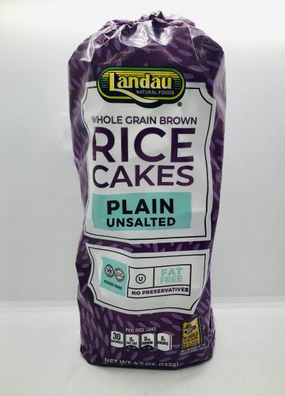 Landau Whole Grain Brown Rice Cakes 133g.