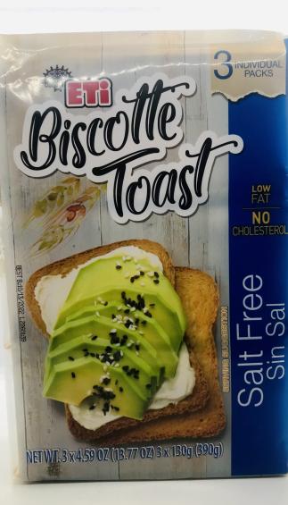 Eti Biscotte Toast w. Avocado 390g.