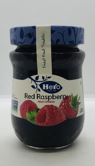 Hero Red Raspberry Fruit Spread 340g.