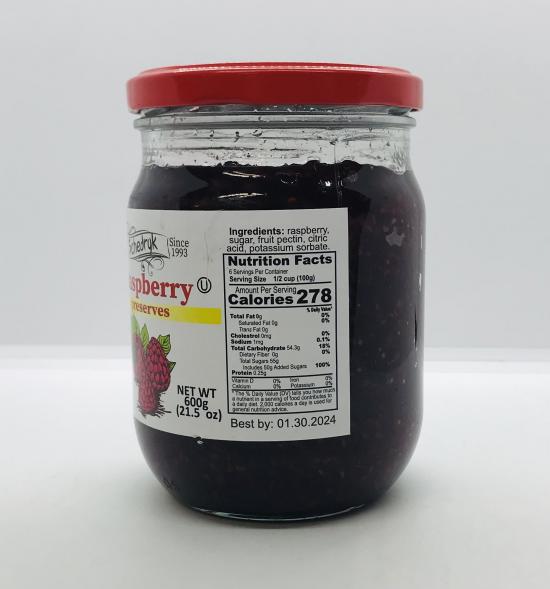 Schedyk Raspberry Preserves 600g