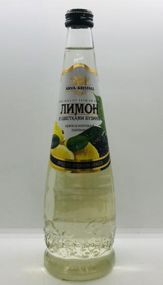 Akva-Kristall Lemon With Eldeberry Flowers 0.5L