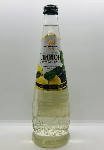 Akva-Kristall Lemon With Eldeberry Flowers 0.5L