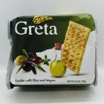 Greta Crackers w. Olive Oil 120g.