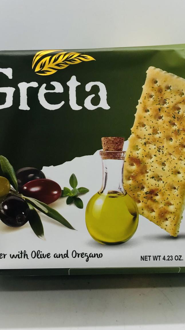 Greta Crackers w. Olive Oil 120g.