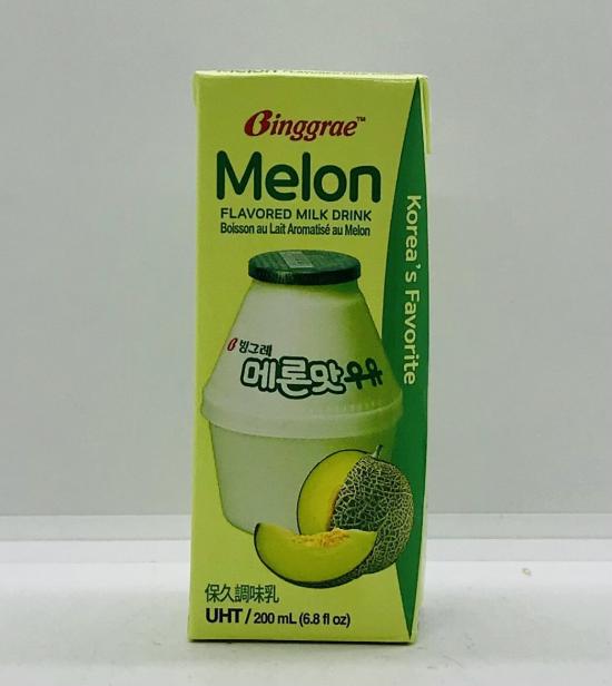 Binggrae Melon Flavored Milk Drink 200ml.