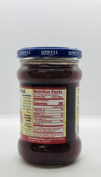 Lowell Strawberry Vanilla Jam 320g