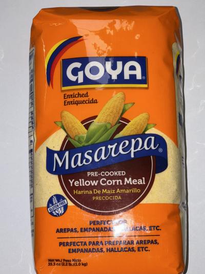 GOYA PRE-COOKED YELLOW CORN MEAL 2.2LB