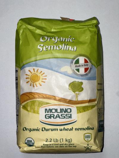 MOLINO GRASSI ORGANIC OURUM WHEAT SEMOLINA 2.2LB