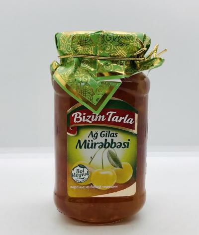 Bizim Tarla White Cherry Jam 400g