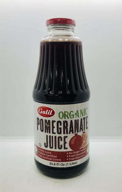 Galil Organic Pomegranate Juice 1L