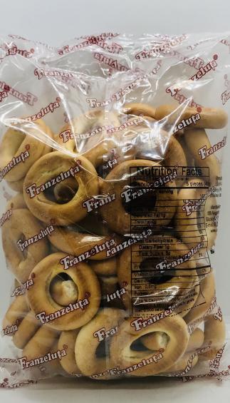 Franzeluta Crisp Bread Rings & Mint Taste 500g.