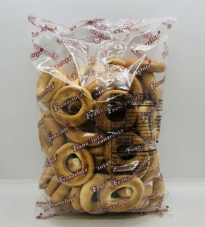 Franzeluta Crisp Bread Rings & Mint Taste 500g.