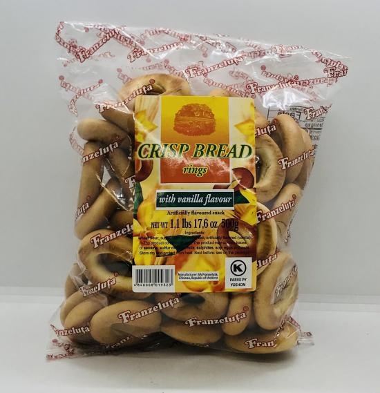 Franzeluta Crisp Bread & Vanila Flavour 500g.