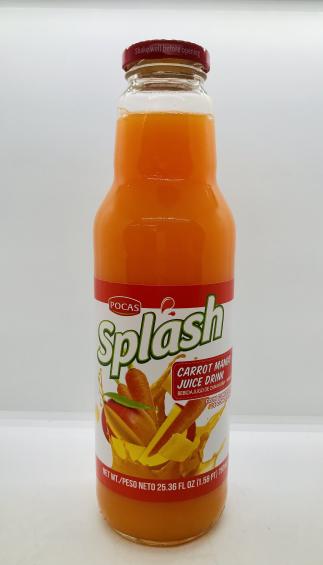 Pocas Splash  Carrot Mango Juice Drink 750ml