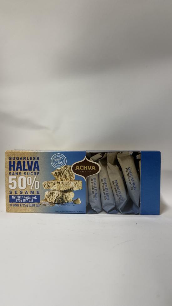 ACHVA Sugarless Halva sans surce 50% sesame 275g