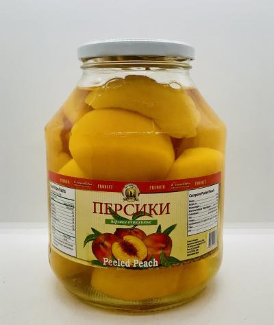 Rayskiy Sad Compote Peeled Peach 1680g