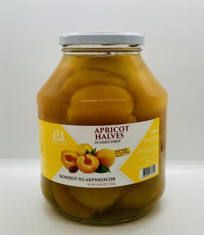 Belevini Apricot Halves in Light Syrup Pitted 1720g