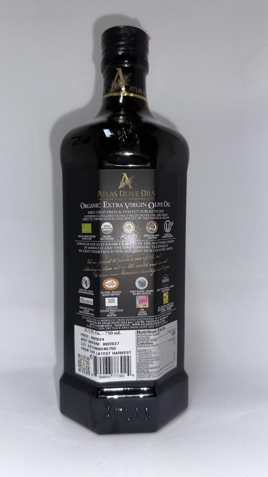 ATLAS Organic Extra Virgin Olive Oil