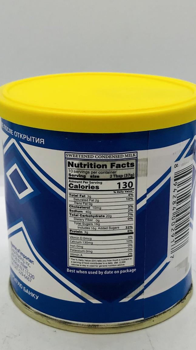 Fzt Sweetened Condensed Milk 370g