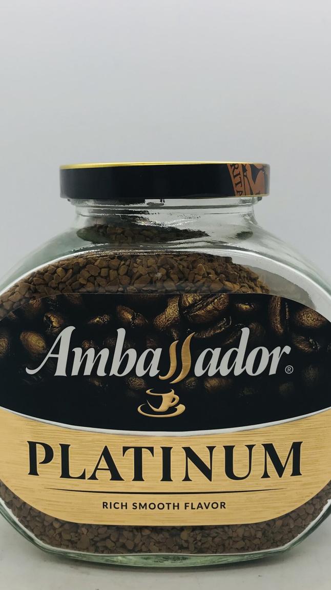 Ambassador Platinum Rich Smooth Flavor Coffee 190g