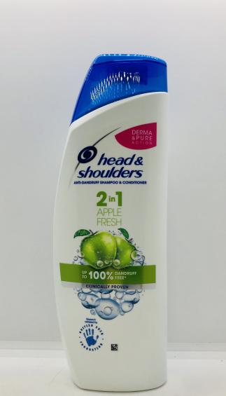 Shampoo & Conditioner 2 in 1 Apple Fresh  450ml