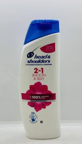 Shampoo & Conditioner 2 in 1 Smooth & Silky 450ml