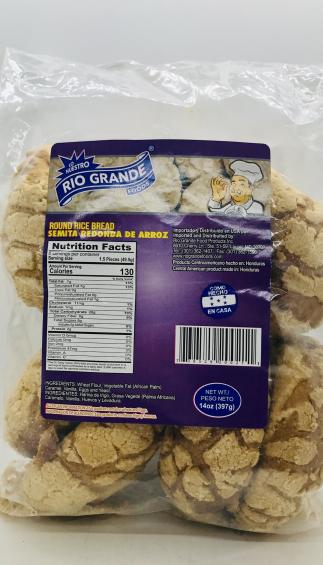 Rio Grande Round Rice Bread 397g.