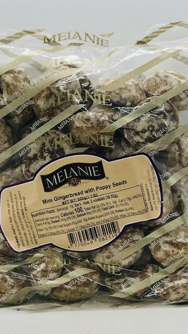 Melanie Mini Gingerbread With Poppy Seeds 500g