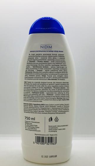 Nidim Daily Active Freshness Anti-Dandruff Shampoo 750ml