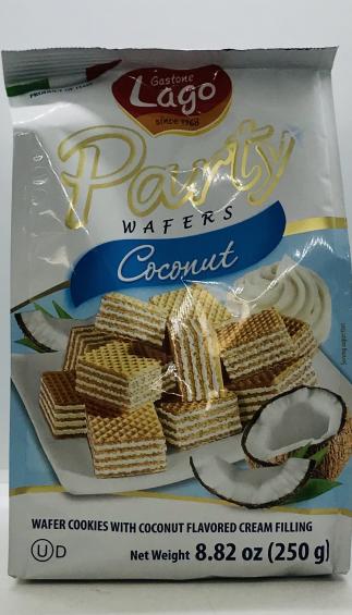 Gastone Lago Party Wafers Coconut 250g.