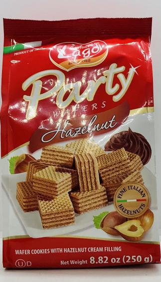 Gastone Lago Party Wafers Hazelnut 250g.