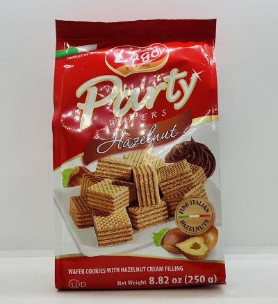 Gastone Lago Party Wafers Hazelnut 250g.