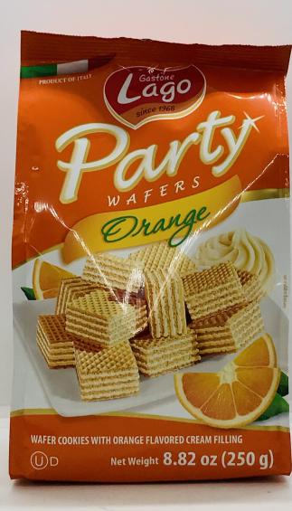 Gastone Lago Party Wafers Orange 250g.